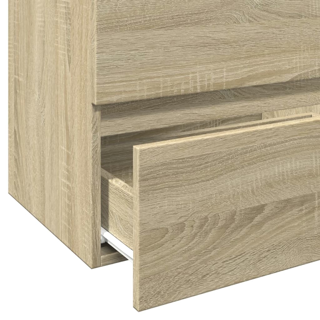 Ντουλάπι Νιπτήρα Sonoma Δρυς 60x38,5x45 εκ. Επεξεργασμένο Ξύλο - Pakobazaar