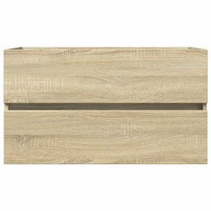 Ντουλάπι Νιπτήρα Sonoma Δρυς 80 x 38,5 x 45 εκ. από Επεξ. Ξύλο - Pakobazaar