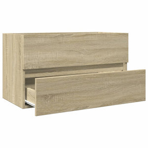 Ντουλάπι Νιπτήρα Sonoma Δρυς 80 x 38,5 x 45 εκ. από Επεξ. Ξύλο - Pakobazaar
