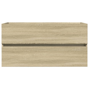 Ντουλάπι Νιπτήρα Sonoma Δρυς 90 x 38,5 x 45 εκ. από Επεξ. Ξύλο