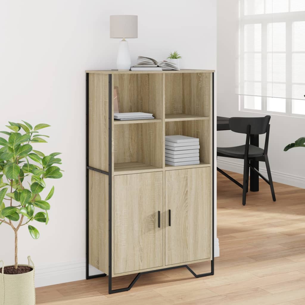 Ντουλάπι Sonoma Δρυς 79,5x35,5x137,5 εκ. Επεξεργασμένο Ξύλο