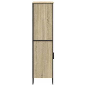 Ντουλάπι Sonoma Δρυς 79,5x35,5x137,5 εκ. Επεξεργασμένο Ξύλο