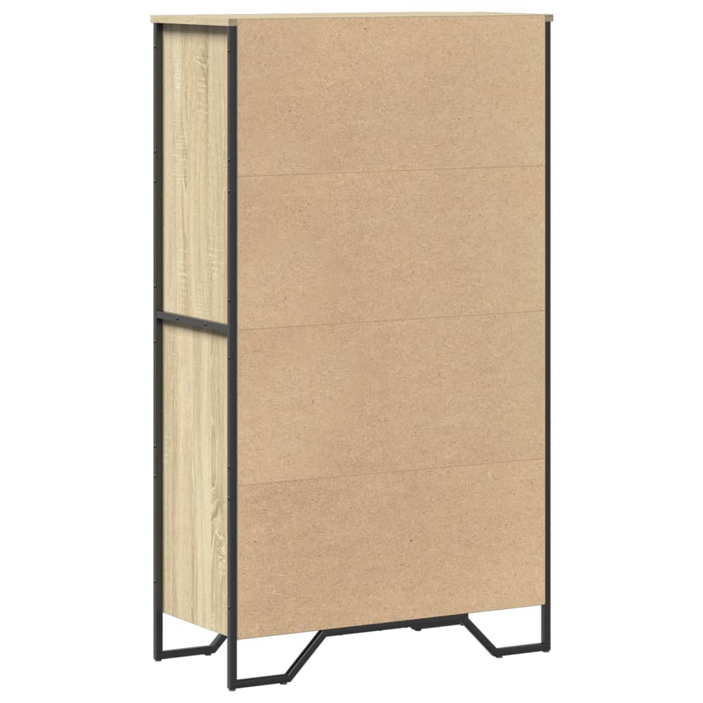 Ντουλάπι Sonoma Δρυς 79,5x35,5x137,5 εκ. Επεξεργασμένο Ξύλο