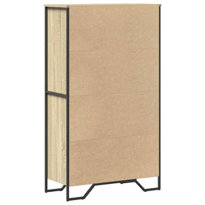 Ντουλάπι Sonoma Δρυς 79,5x35,5x137,5 εκ. Επεξεργασμένο Ξύλο