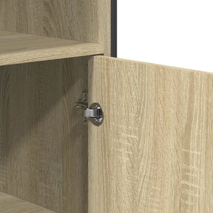 Ντουλάπι Sonoma Δρυς 79,5x35,5x137,5 εκ. Επεξεργασμένο Ξύλο