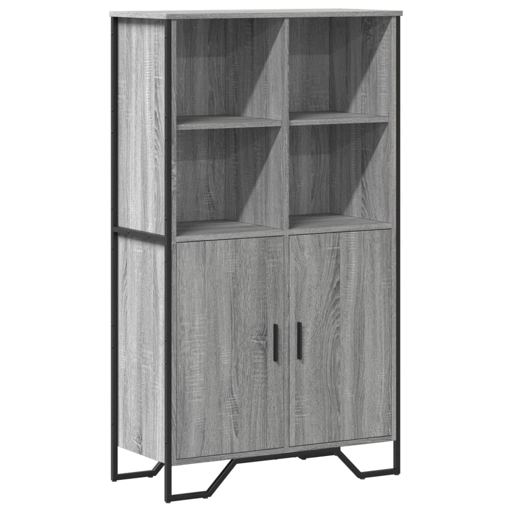 Ντουλάπι Γκρι Sonoma 79,5x35,5x137,5 εκ. Επεξεργασμένο Ξύλο