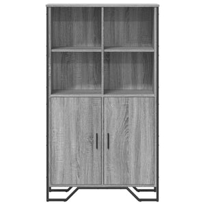 Ντουλάπι Γκρι Sonoma 79,5x35,5x137,5 εκ. Επεξεργασμένο Ξύλο