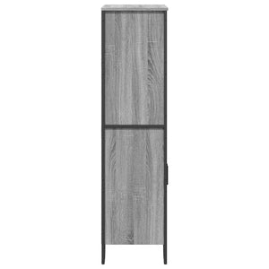 Ντουλάπι Γκρι Sonoma 79,5x35,5x137,5 εκ. Επεξεργασμένο Ξύλο