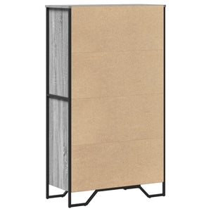Ντουλάπι Γκρι Sonoma 79,5x35,5x137,5 εκ. Επεξεργασμένο Ξύλο