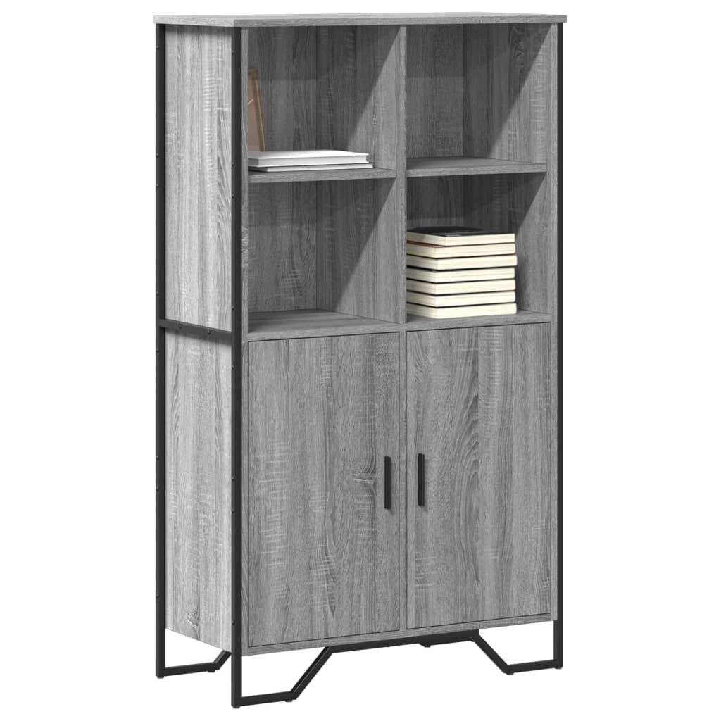 Ντουλάπι Γκρι Sonoma 79,5x35,5x137,5 εκ. Επεξεργασμένο Ξύλο