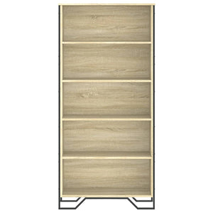 Βιβλιοθήκη Χρώμα Sonoma Δρυς 80x31x169 εκ. Επεξεργασμένο Ξύλο