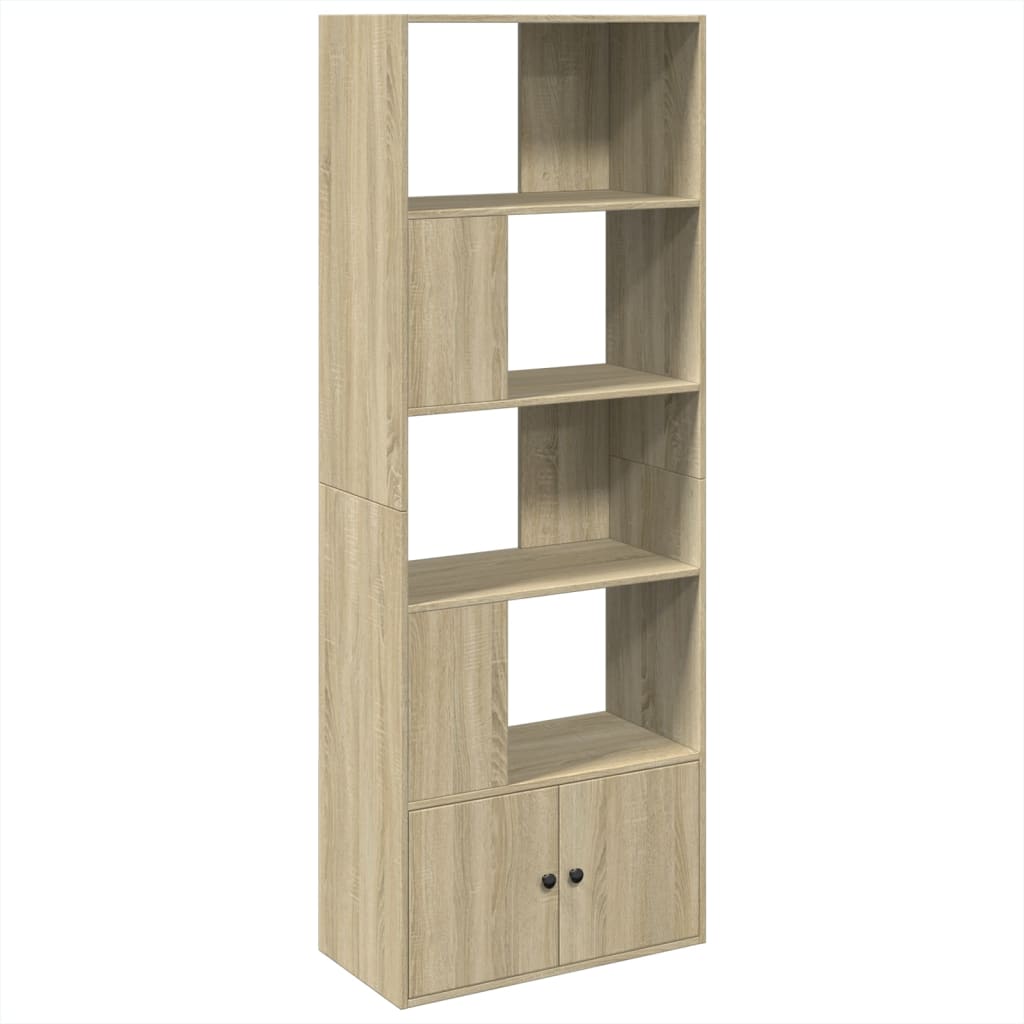 Βιβλιοθήκη Sonoma Δρυς 70x36x189 εκ. από Επεξεργασμένο Ξύλο - Pakobazaar