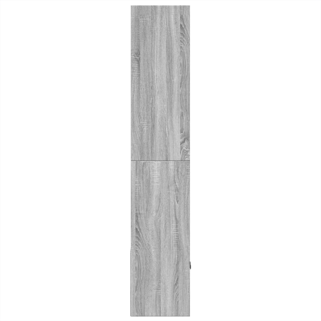 Βιβλιοθήκη Γκρι Sonoma 70x36x189 εκ. από Επεξεργ. Ξύλο