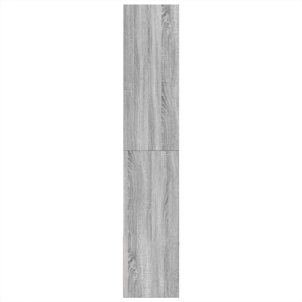 Βιβλιοθήκη Γκρι Sonoma 100x36x189 εκ. από Επεξεργ. Ξύλο - Pakobazaar