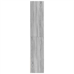 Βιβλιοθήκη Γκρι Sonoma 100x36x189 εκ. από Επεξεργ. Ξύλο - Pakobazaar
