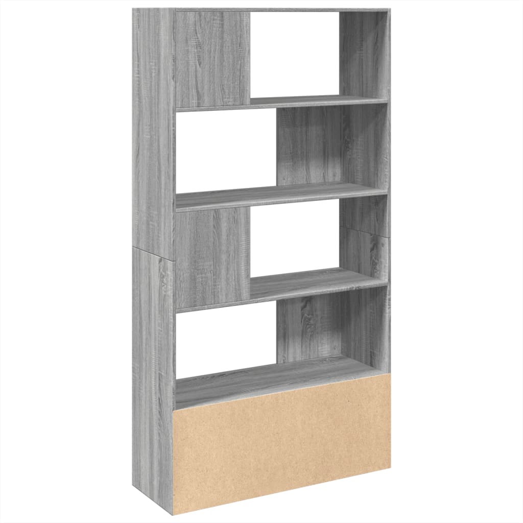Βιβλιοθήκη Γκρι Sonoma 100x36x189 εκ. από Επεξεργ. Ξύλο - Pakobazaar