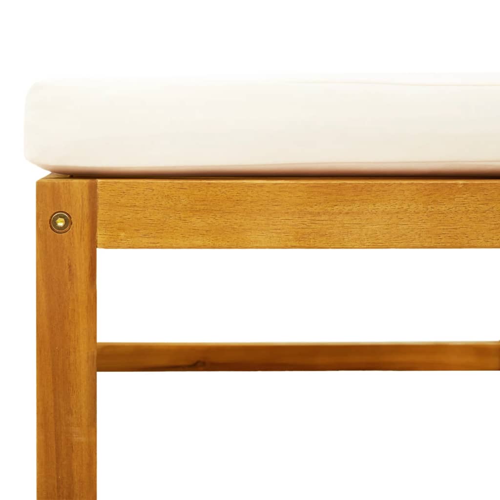 Σετ Καναπέδων Κήπου 6 Τεμαχίων με Μαξιλάρια από Ξύλο Ακακίας και Σχοινί