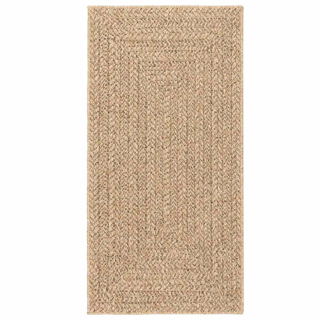 Χαλί ZIZUR Μπεζ Όψη Γιούτας Εσωτ. & Εξωτ. Χώρου 80x250 εκ.
