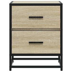 Κομοδίνα Sonoma Δρυς 40x31x50 εκ. Επεξεργασμένο Ξύλο