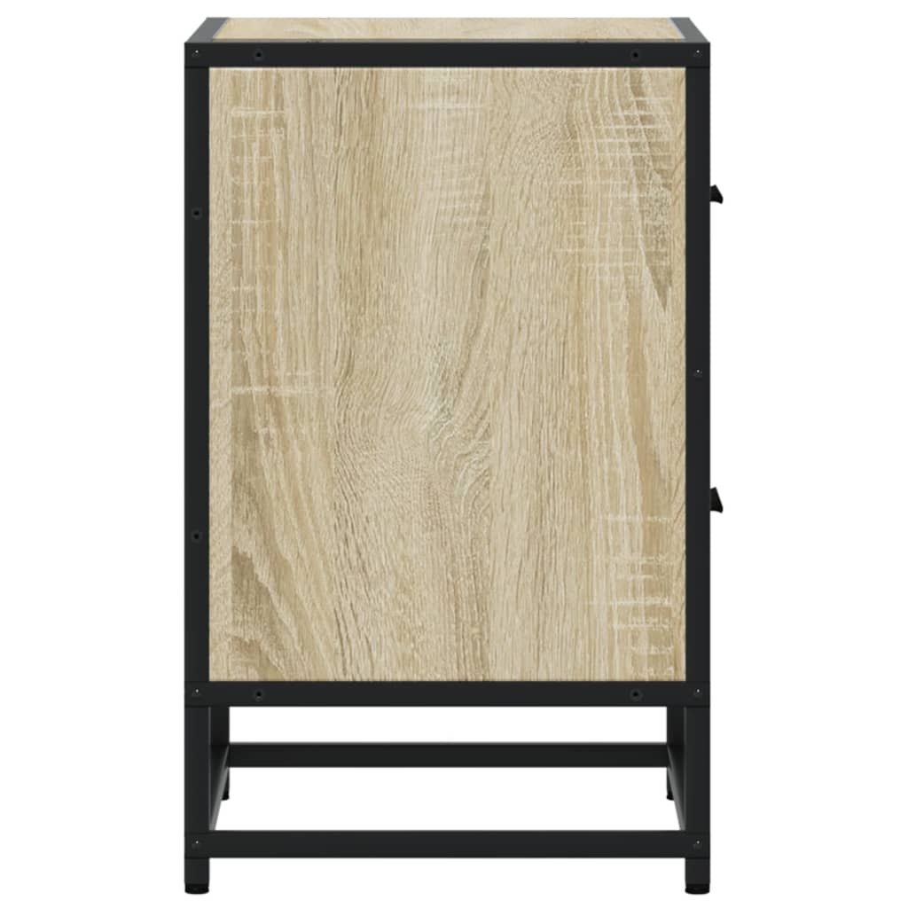 Κομοδίνα Sonoma Δρυς 40x31x50 εκ. Επεξεργασμένο Ξύλο