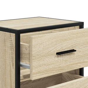 Κομοδίνα Sonoma Δρυς 40x31x50 εκ. Επεξεργασμένο Ξύλο