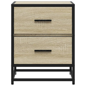 Κομοδίνα 2 τεμ. Sonoma Δρυς 40x31x50 εκ. από Επεξεργασμένο Ξύλο