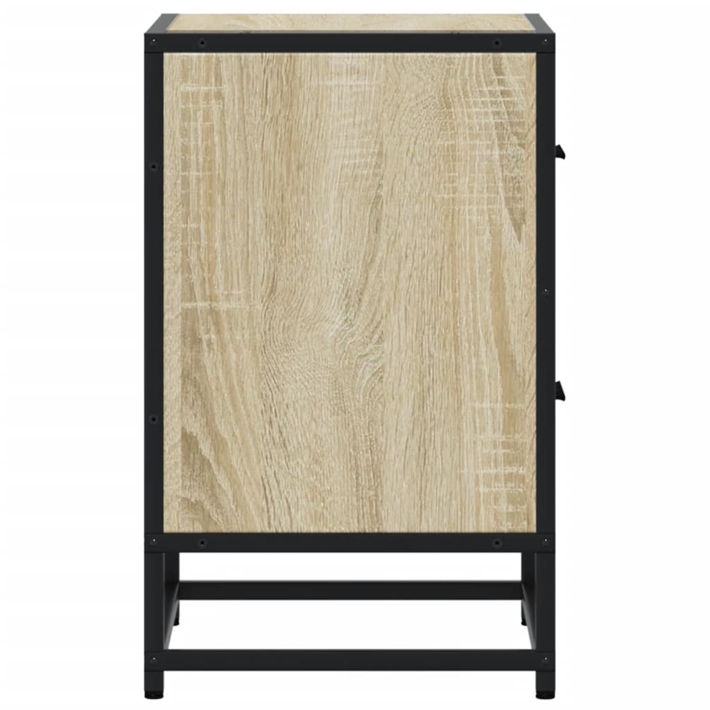 Κομοδίνα 2 τεμ. Sonoma Δρυς 40x31x50 εκ. από Επεξεργασμένο Ξύλο