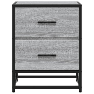 Κομοδίνο Γκρι Sonoma 40x31x50 εκ. από Επεξεργασμένο Ξύλο