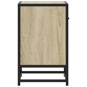 Κομοδίνα Sonoma Δρυς 40x31x50 εκ. Επεξεργασμένο Ξύλο