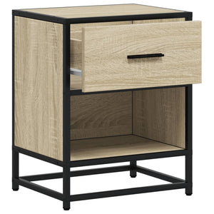 Κομοδίνα Sonoma Δρυς 40x31x50 εκ. Επεξεργασμένο Ξύλο