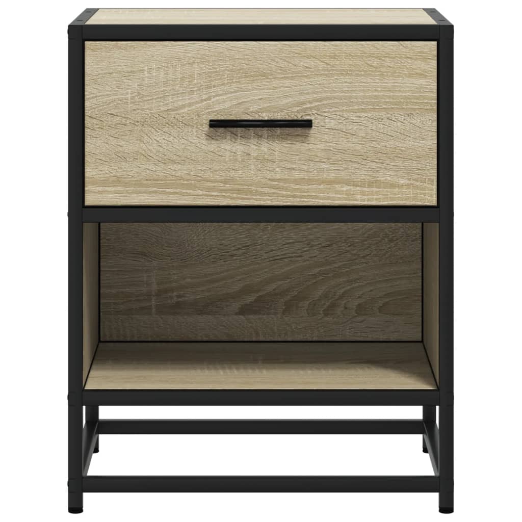 Κομοδίνα 2 τεμ. Sonoma Δρυς 40x31x50 εκ. από Επεξεργασμένο Ξύλο