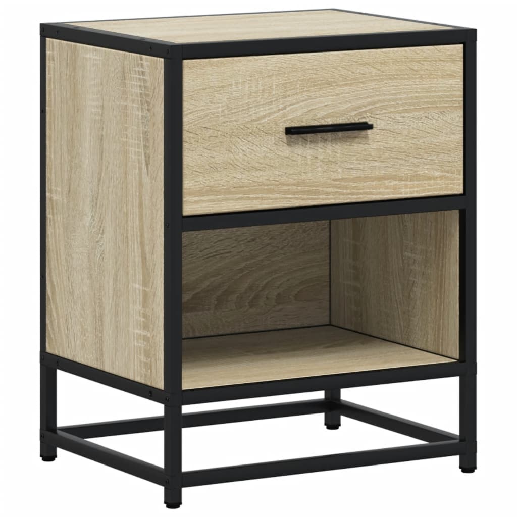 Κομοδίνα 2 τεμ. Sonoma Δρυς 40x31x50 εκ. από Επεξεργασμένο Ξύλο