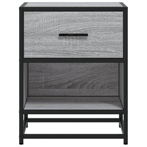 Κομοδίνο Γκρι Sonoma 40x31x50 εκ. από Επεξεργασμένο Ξύλο