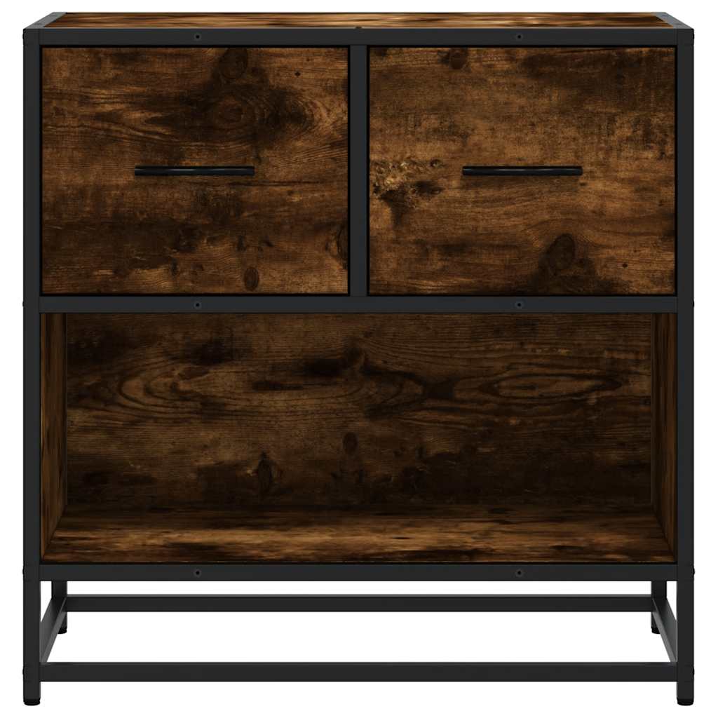 Κομοδίνο καπνιστή βελανιδιά 60x31x60 cm