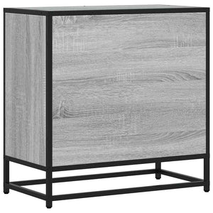 Κομοδίνο Γκρι Sonoma 60x31x60cm Κατασκευασμένο ξύλο και μέταλλο