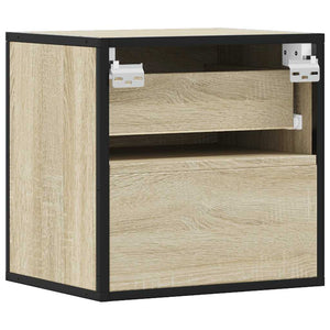 Επίτοιχο κομοδίνο Sonoma Oak 40x31x39,5 cm