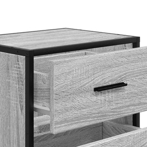 Επίτοιχο κομοδίνο Grey Sonoma 40x31x39,5 cm - Pakobazaar