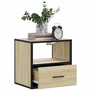 Επίτοιχο κομοδίνο Sonoma Oak 40x31x39,5 cm