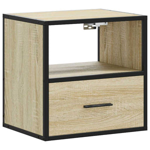 Επίτοιχα κομοδίνα 2 τεμάχια Sonoma Oak 40x31x39,5 cm - Pakobazaar
