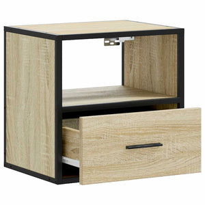 Επίτοιχα κομοδίνα 2 τεμάχια Sonoma Oak 40x31x39,5 cm - Pakobazaar