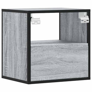 Επίτοιχο κομοδίνο Grey Sonoma 40x31x39,5 cm