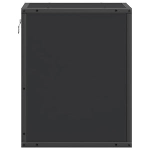 Επίτοιχο ντουλάπι κομοδίνου Μαύρο 40x31x39,5 cm