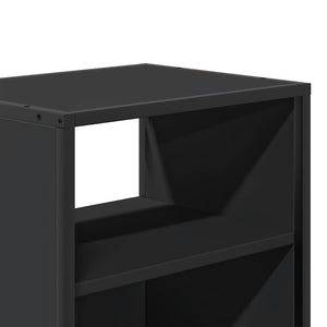 Επίτοιχο ντουλάπι κομοδίνου Μαύρο 40x31x39,5 cm