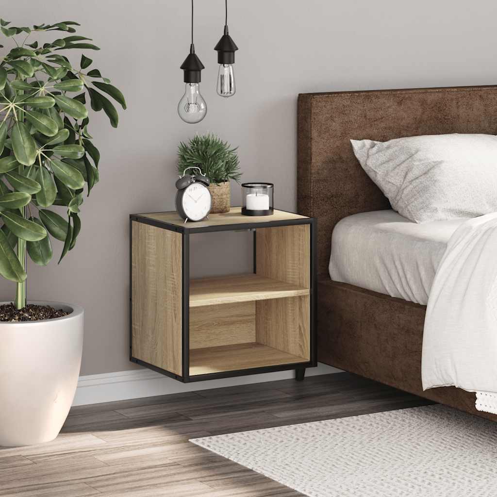 Επίτοιχο κομοδίνο Sonoma Oak 40x31x39,5 cm