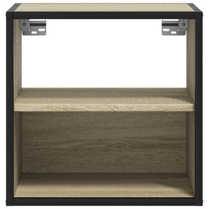 Επίτοιχο κομοδίνο Sonoma Oak 40x31x39,5 cm