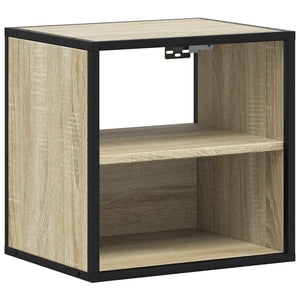 Επίτοιχα κομοδίνα 2 τεμάχια Sonoma Oak 40x31x39,5 cm - Pakobazaar