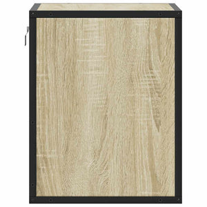 Επίτοιχα κομοδίνα 2 τεμάχια Sonoma Oak 40x31x39,5 cm - Pakobazaar