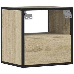 Επίτοιχα κομοδίνα 2 τεμάχια Sonoma Oak 40x31x39,5 cm - Pakobazaar
