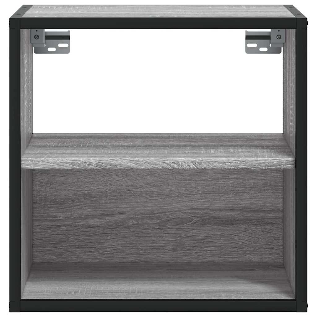 Επίτοιχο κομοδίνο Grey Sonoma 40x31x39,5 cm - Pakobazaar