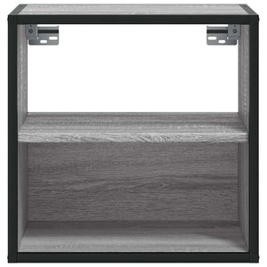 Επίτοιχο κομοδίνο Grey Sonoma 40x31x39,5 cm - Pakobazaar